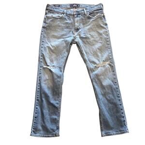 Hollister Men's Distressed Slim Straight Jeans - W34 L30